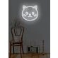 Cat Neon Whimsical Charm for Feline Lovers