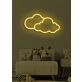 Clouds Neon Daydream and Serenity in Soft Glow