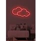 Clouds Neon Daydream and Serenity in Soft Glow