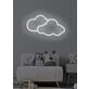 Clouds Neon Daydream and Serenity in Soft Glow