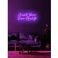 Create your own path Neon Light for Personal Journey and Creativity
