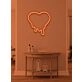 Dripping heart Neon Light Love Melting in Warmth and Affection