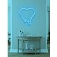 Dripping heart Neon Light Love Melting in Warmth and Affection