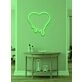Dripping heart Neon Light Love Melting in Warmth and Affection