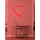 Dripping heart Neon Light Love Melting in Warmth and Affection