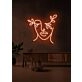 Flower face Neon Bloom Merging Nature with Human Beauty