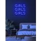 Girls Girls Girls Neon Vibrancy and Feminine Power