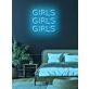Girls Girls Girls Neon Vibrancy and Feminine Power