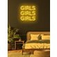 Girls Girls Girls Neon Vibrancy and Feminine Power