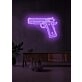 Gun LED Neon Bold Statement for Edgy Decor