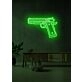 Gun LED Neon Bold Statement for Edgy Decor
