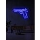 Gun LED Neon Bold Statement for Edgy Decor