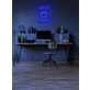 I shoot people Photographer's Neon Tribute to Capturing Moments