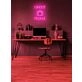 I shoot people Photographer's Neon Tribute to Capturing Moments