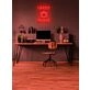 I shoot people Photographer's Neon Tribute to Capturing Moments