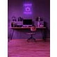 I shoot people Photographer's Neon Tribute to Capturing Moments