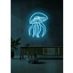 Jellyfish Neon Light Ethereal Beauty and Oceanic Calm