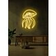 Jellyfish Neon Light Ethereal Beauty and Oceanic Calm