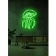 Jellyfish Neon Light Ethereal Beauty and Oceanic Calm
