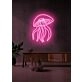 Jellyfish Neon Light Ethereal Beauty and Oceanic Calm