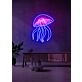 Jellyfish Neon Light Ethereal Beauty and Oceanic Calm