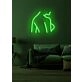 Lady LED Neon Elegance and Feminine Charm in Luminous Display