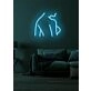 Lady LED Neon Elegance and Feminine Charm in Luminous Display