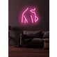 Lady LED Neon Elegance and Feminine Charm in Luminous Display