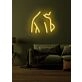 Lady LED Neon Elegance and Feminine Charm in Luminous Display