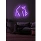 Lady LED Neon Elegance and Feminine Charm in Luminous Display