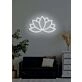 Lotus Neon Enlightenment and Purity in Radiant Form