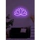 Lotus Neon Enlightenment and Purity in Radiant Form