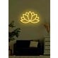 Lotus Neon Enlightenment and Purity in Radiant Form
