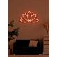 Lotus Neon Enlightenment and Purity in Radiant Form