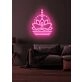 Lotus flower Neon Serenity and Rebirth in Bloom