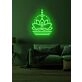 Lotus flower Neon Serenity and Rebirth in Bloom