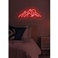Mountain Sunrise Neon Dawn of New Beginnings