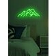 Mountain Sunrise Neon Dawn of New Beginnings