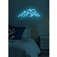 Mountain Sunrise Neon Dawn of New Beginnings