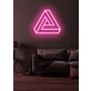 Triangle Neon Geometric Brilliance in Modern Design