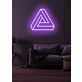 Triangle Neon Geometric Brilliance in Modern Design