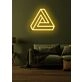 Triangle Neon Geometric Brilliance in Modern Design