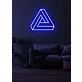 Triangle Neon Geometric Brilliance in Modern Design