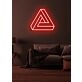 Triangle Neon Geometric Brilliance in Modern Design