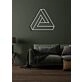 Triangle Neon Geometric Brilliance in Modern Design