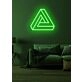 Triangle Neon Geometric Brilliance in Modern Design