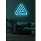 Triangle Neon Geometric Brilliance in Modern Design