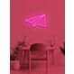 Paper plane Neon Dreams of Flight and Freedom