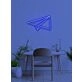 Paper plane Neon Dreams of Flight and Freedom
