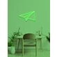 Paper plane Neon Dreams of Flight and Freedom